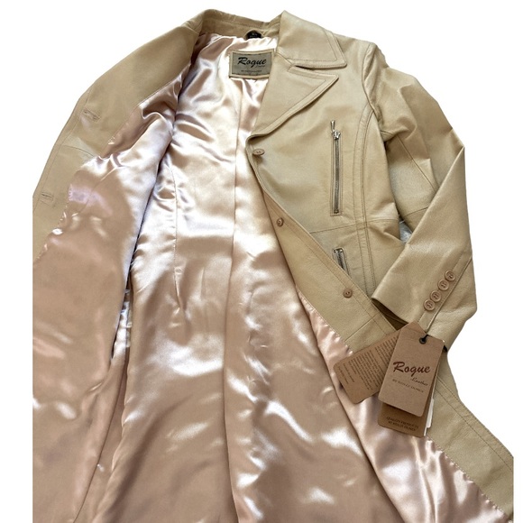 Rogue Jackets & Coats Rogue Leather By Reilly Olmes Mid Trench Coat